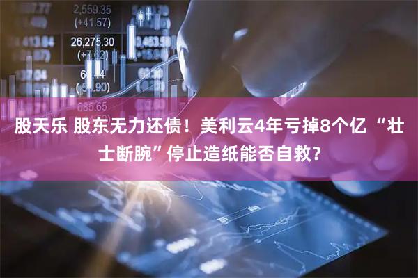 股天乐 股东无力还债！美利云4年亏掉8个亿 “壮士断腕”停止造纸能否自救？